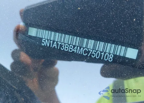 2021 Nissan Rogue Sv Intelligent Awd из США, поврежденный, VIN 5N1AT3BB4MC750108